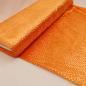 Preview: 50x70 cm Zuschnitt Panne Samt Pailetten - Orange